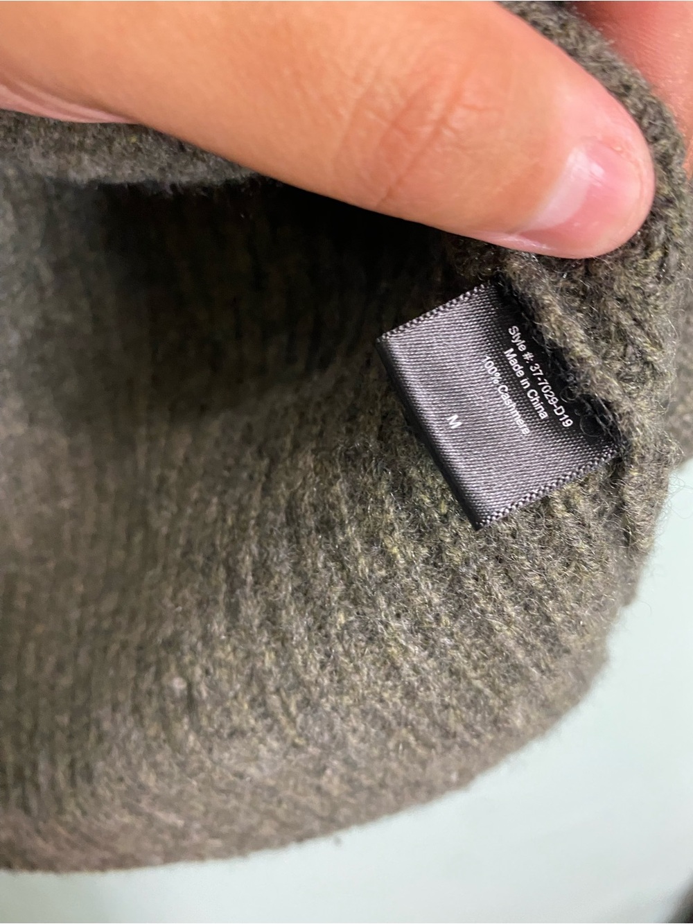 Jenni Kayne Cashmere Fisherman Sweater Green Medium - Picture 4 of 10